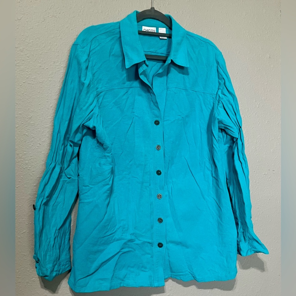 Chico’s 100’s Cotton Shirt